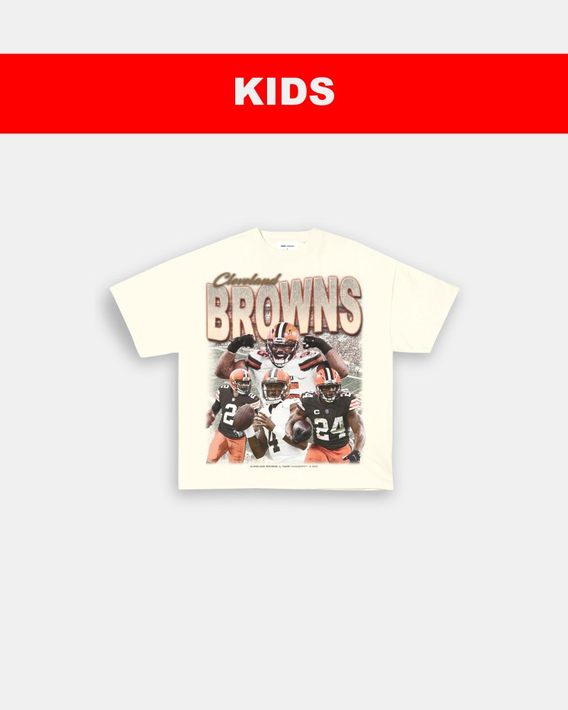 BROWNS - KIDS TEE Hoodie, Sweatshirt | CoreVibeTees.com (Image 4)