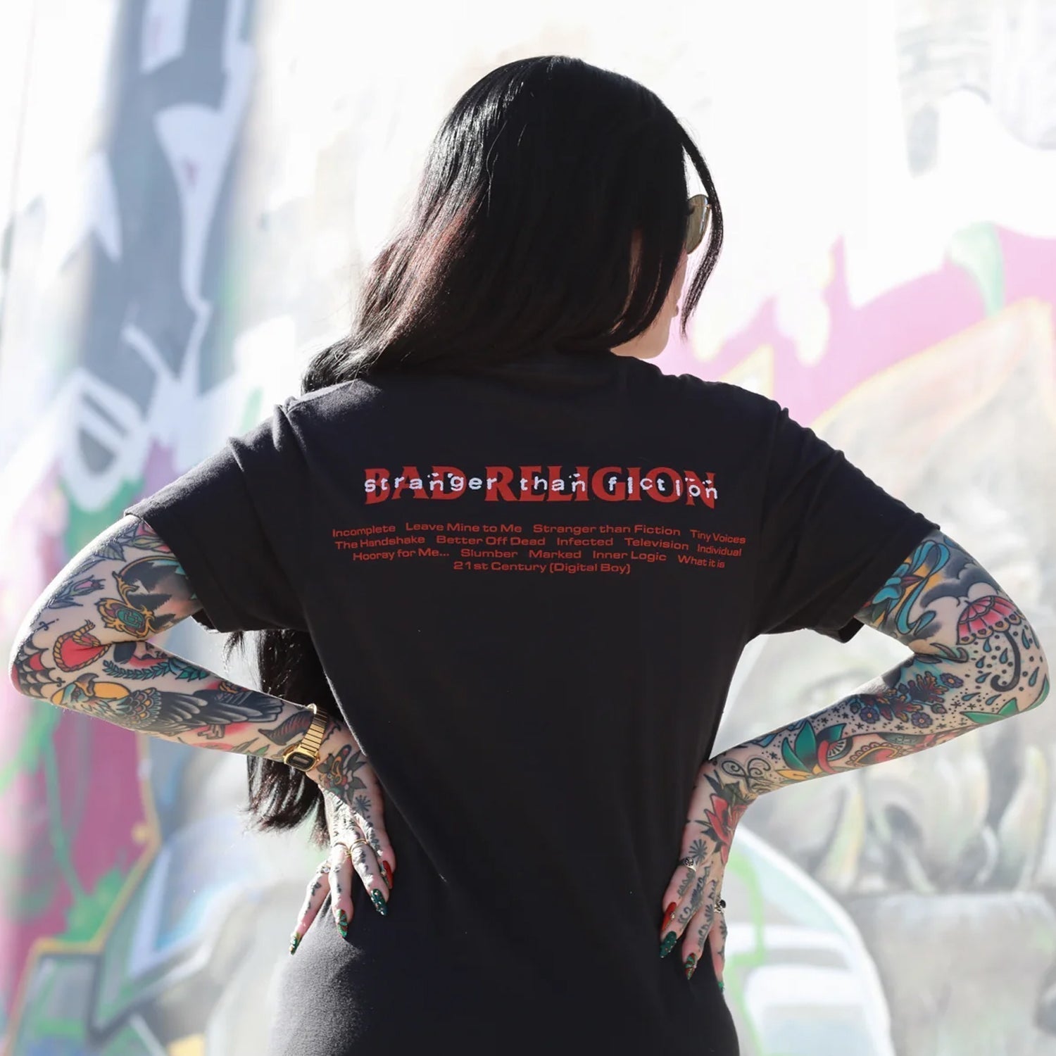 Stranger Than Fiction Collage Track List T-Shirt (Black) Hoodie, Sweatshirt | CoreVibeTees.com (Image 3)