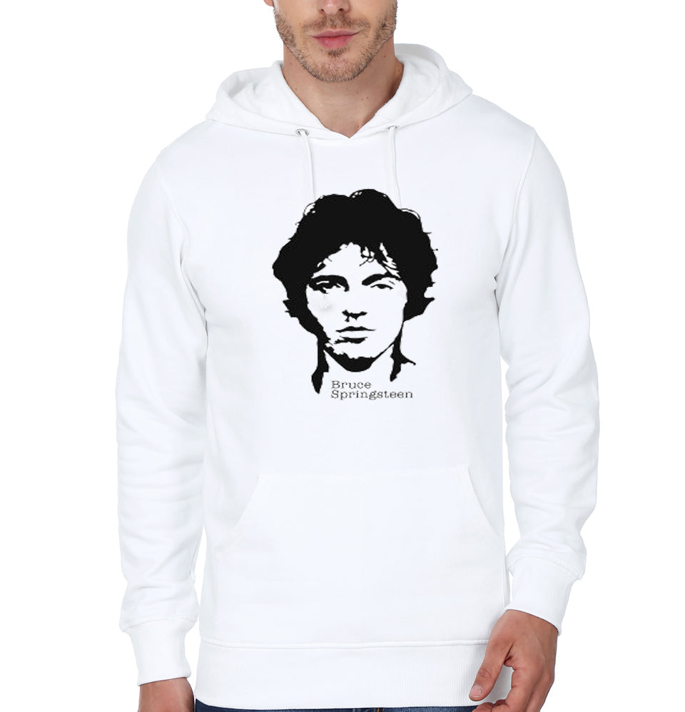 Bruce Springsteen White Hoodie Style001 T-Shirts, Sweatshirt | CoreVibeTees.com