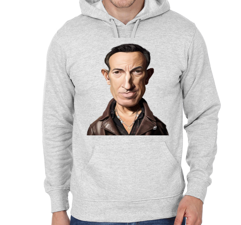 Bruce Springsteen Grey Hoodie T-Shirts, Sweatshirt | CoreVibeTees.com