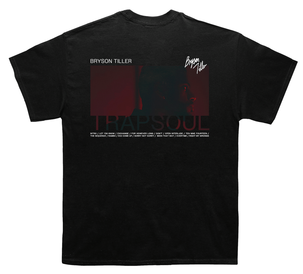 Bryson Tiller "Trapsoul" Backprint TEE Hoodie, Sweatshirt | CoreVibeTees.com (Image 2)