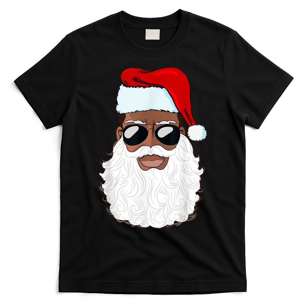 Black Santa African American T-Shirt Hoodie, Sweatshirt | CoreVibeTees.com