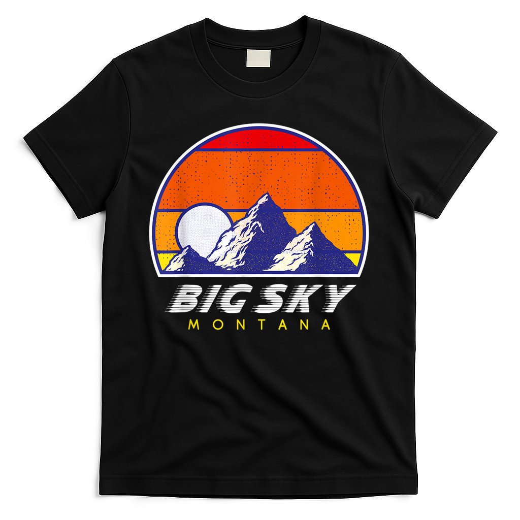 Big Sky Montana USA Ski Resort 1980s Retro Collection T-Shirt Hoodie, Sweatshirt | CoreVibeTees.com
