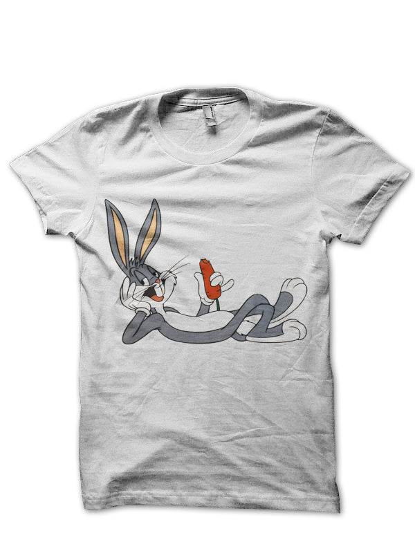 Bunny White Tee Style001 Hoodie, Sweatshirt | CoreVibeTees.com