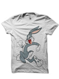 Bunny White Tee Hoodie, Sweatshirt | CoreVibeTees.com