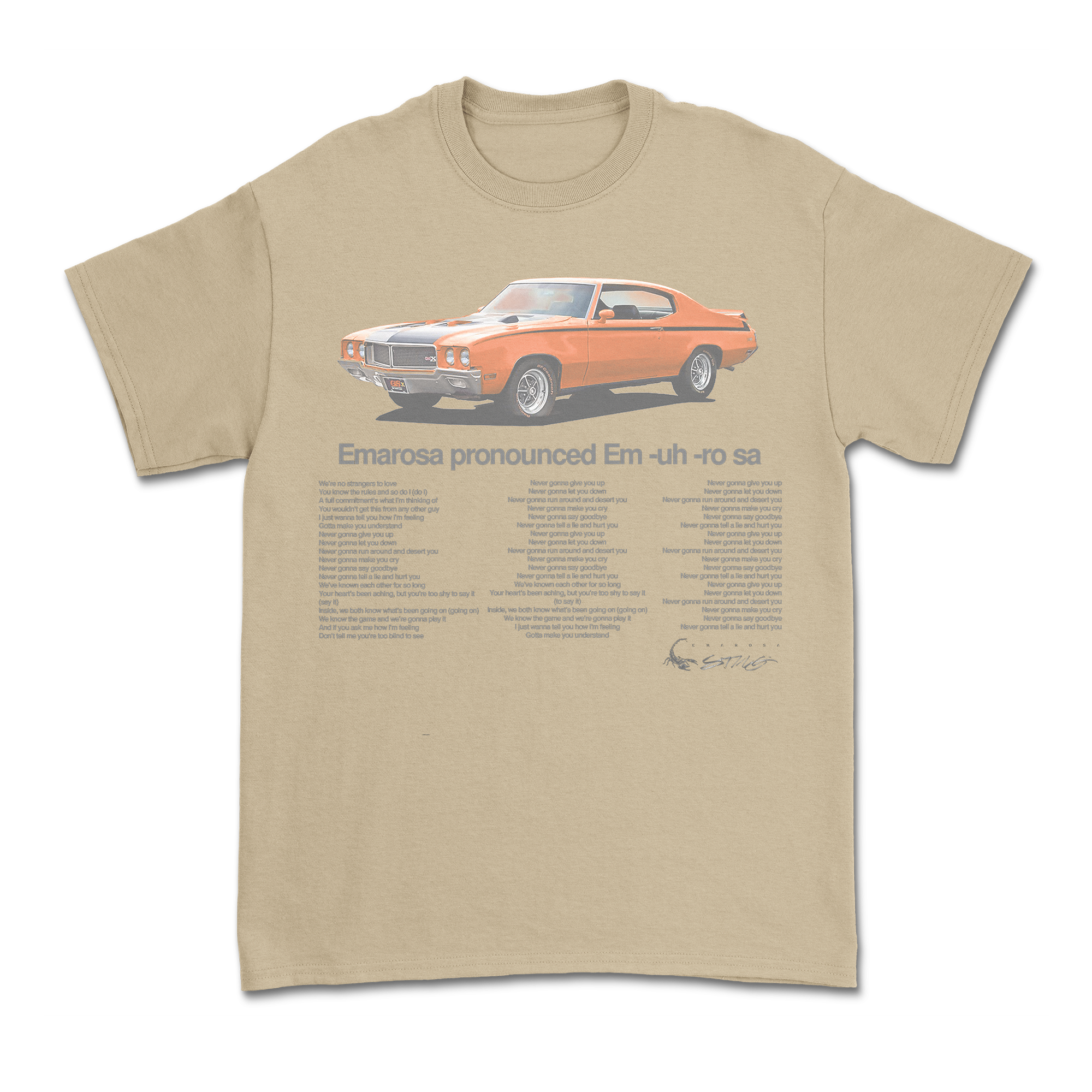 Emarosa - Never Gonna Give You Up T-Shirt Hoodie, Sweatshirt | CoreVibeTees.com