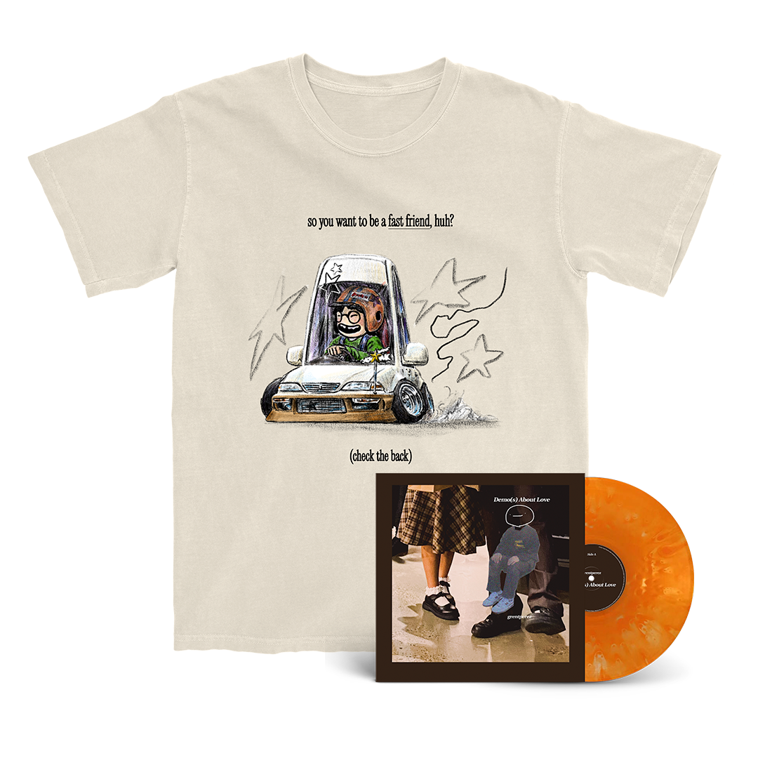 grentperez x Fast Friends Racing Tee & Demo(s) About Love Vinyl Bundle Hoodie, Sweatshirt | CoreVibeTees.com