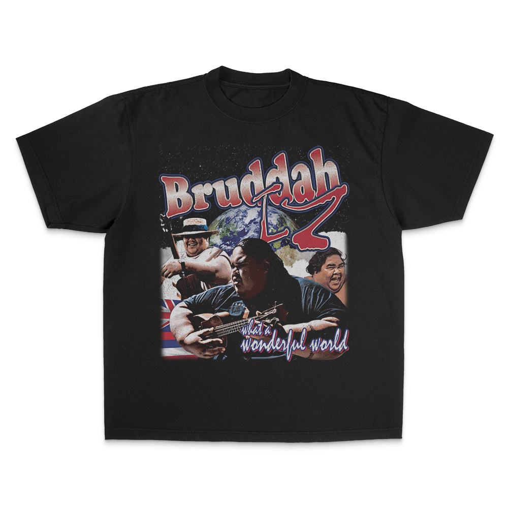 Bruddah IZ Tee Hoodie, Sweatshirt | CoreVibeTees.com (Image 1)