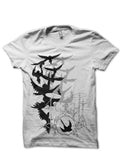 The Byrds White Tee Hoodie, Sweatshirt | CoreVibeTees.com