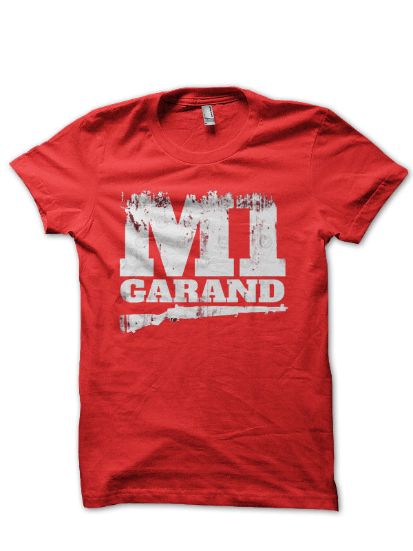 M1 Garand Red Half Sleeve T-Shirt Hoodie, Sweatshirt | CoreVibeTees.com