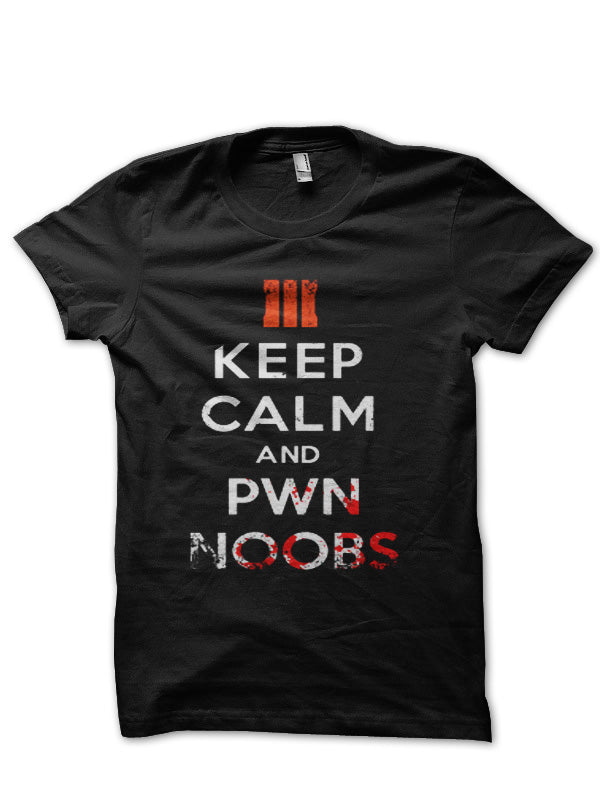 Pwn Noobs Black Half Sleeve T-Shirt Hoodie, Sweatshirt | CoreVibeTees.com