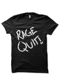 RAGE QUIT Black Half Sleeve T-Shirt Hoodie, Sweatshirt | CoreVibeTees.com
