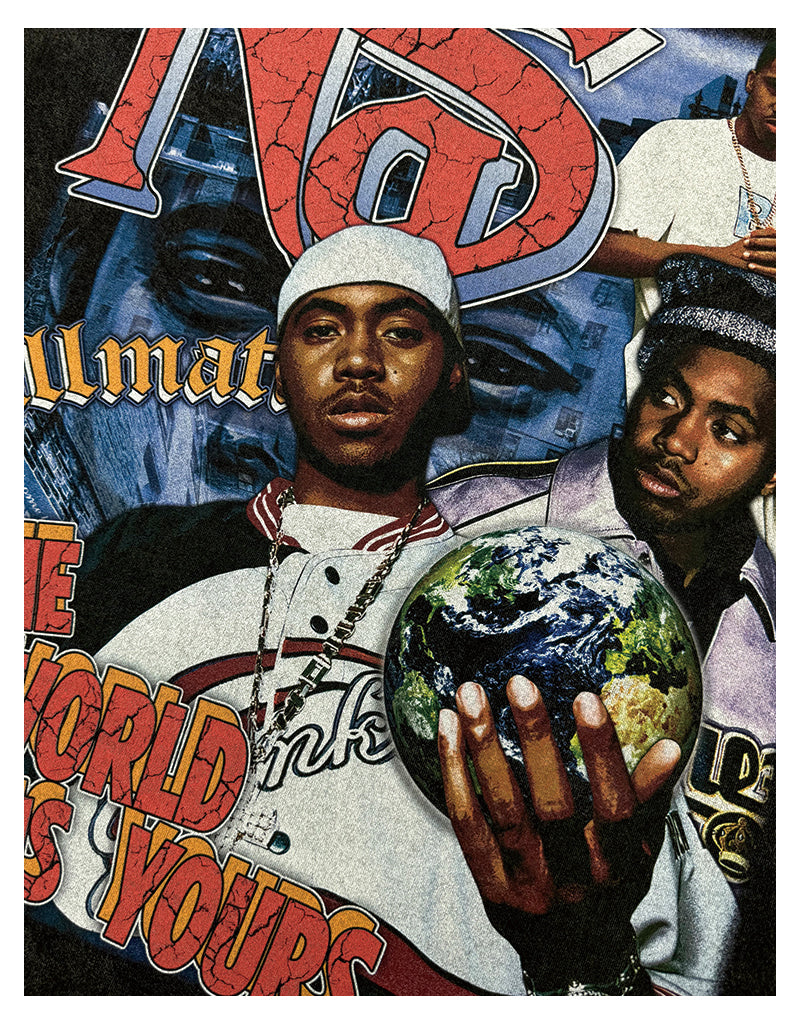 The World Is Yours By Nas Hoodie T-Shirts, Sweatshirt | CoreVibeTees.com (Image 3)