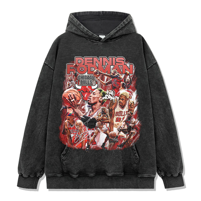 Dennis Rodman HOODIE NBA 2024 Style004 T-Shirts, Sweatshirt | CoreVibeTees.com (Image 2)