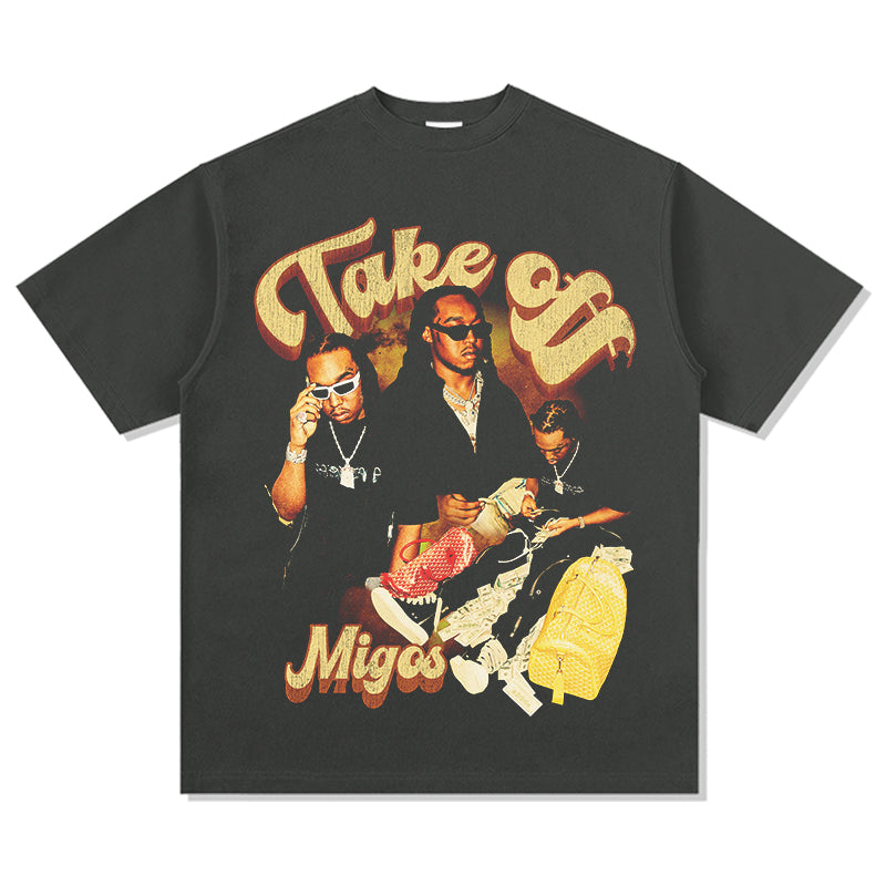 Migos By Takeoff Tee Hoodie, Sweatshirt | CoreVibeTees.com (Image 2)