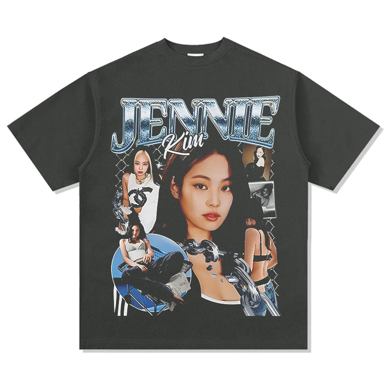 Jennie Kim Tee Hoodie, Sweatshirt | CoreVibeTees.com (Image 2)