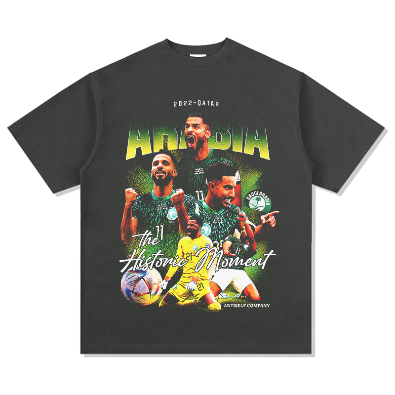 2022-Qatar "The Historic Moment" Tee Hoodie, Sweatshirt | CoreVibeTees.com (Image 1)