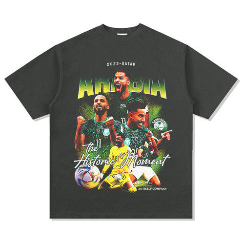 2022-Qatar "The Historic Moment" Tee Hoodie, Sweatshirt | CoreVibeTees.com (Image 1)