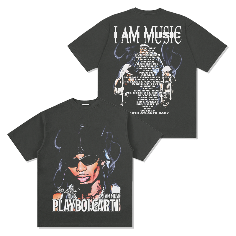 Playboi Carti "I Am Music" Tee Style005 Hoodie, Sweatshirt | CoreVibeTees.com (Image 2)