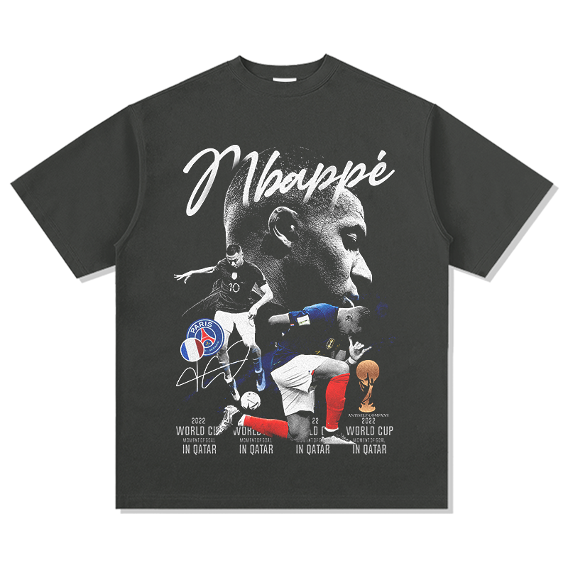 Kylian Mbappe â€œSignatureâ€ Tee Hoodie, Sweatshirt | CoreVibeTees.com (Image 2)
