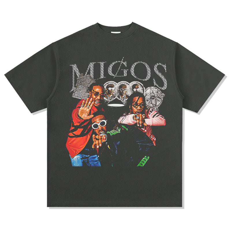 Migos Tee Hoodie, Sweatshirt | CoreVibeTees.com (Image 2)