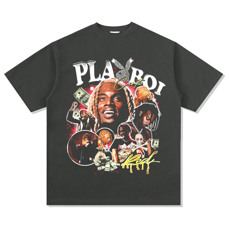 Playboi Carti signature Tee Hoodie, Sweatshirt | CoreVibeTees.com (Image 2)