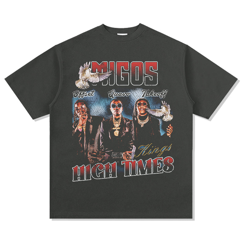 High Times By Migos Tee Hoodie, Sweatshirt | CoreVibeTees.com (Image 2)