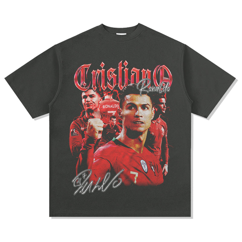 Cristiano Ronaldo "Signature" Tee Hoodie, Sweatshirt | CoreVibeTees.com (Image 2)