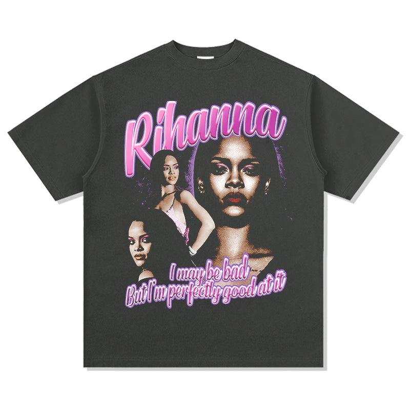 I may be bad but I'm perfectly good at it By Rihanna Tee Hoodie, Sweatshirt | CoreVibeTees.com (Image 2)