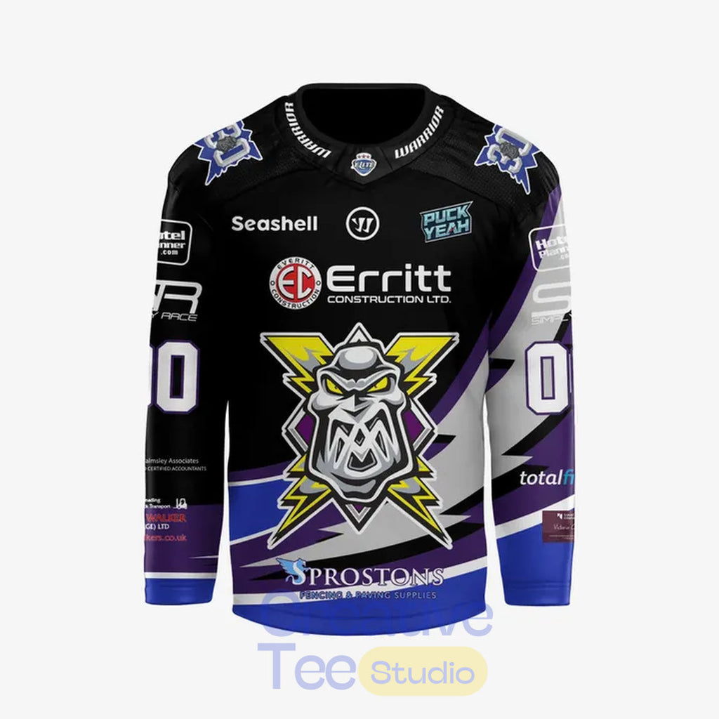 Manchester Storm 2026 Retro Night Custom Hockey Jersey