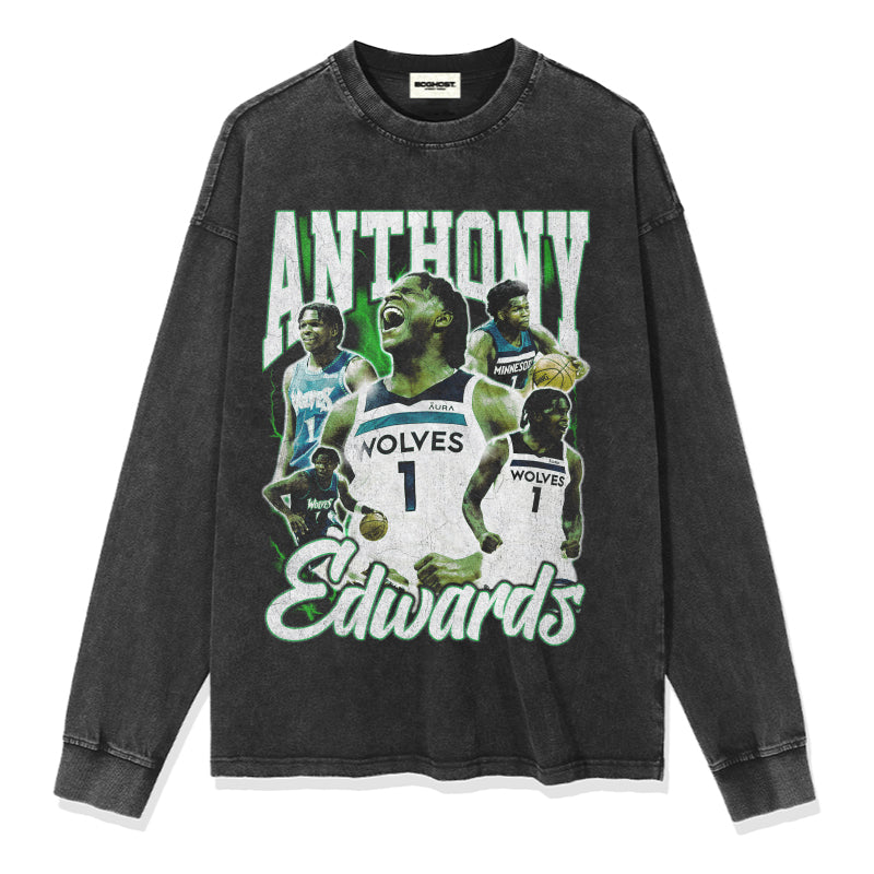 Anthony Edwards Sweatshirt NBA 2024 Style006 T-Shirts, Hoodie | CoreVibeTees.com (Image 1)