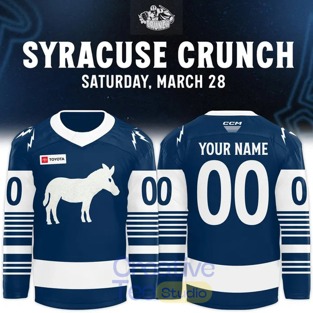 Syracuse Crunch Special New 2026 Custom Hockey Jersey
