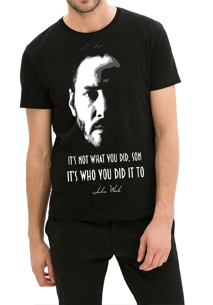 John Wick Black Half Sleeve T-Shirt Style005 Hoodie, Sweatshirt | CoreVibeTees.com