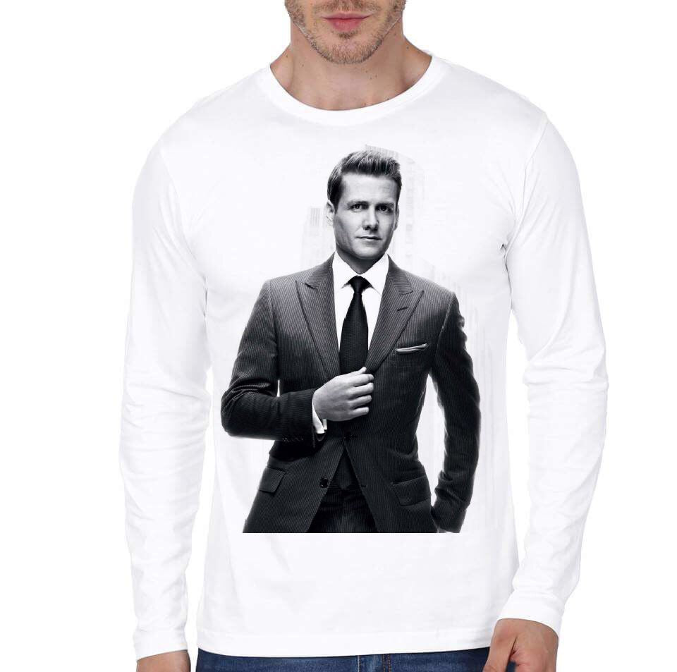 Harvey Specter White Full Sleeve T-Shirt Hoodie, Sweatshirt | CoreVibeTees.com