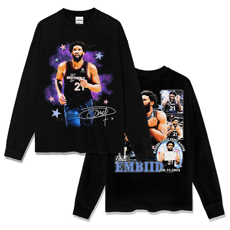 Joel Embiid Sweatshirt NBA 2024 T-Shirts, Hoodie | CoreVibeTees.com (Image 5)