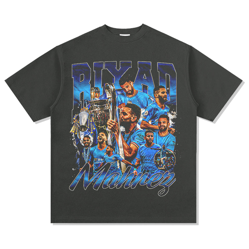 Riyad Mahrez Tee Hoodie, Sweatshirt | CoreVibeTees.com (Image 2)