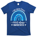 Child Abuse Awareness Rainbow Abuse Prevention Month Funny Gift T-Shirt Hoodie, Sweatshirt | CoreVibeTees.com