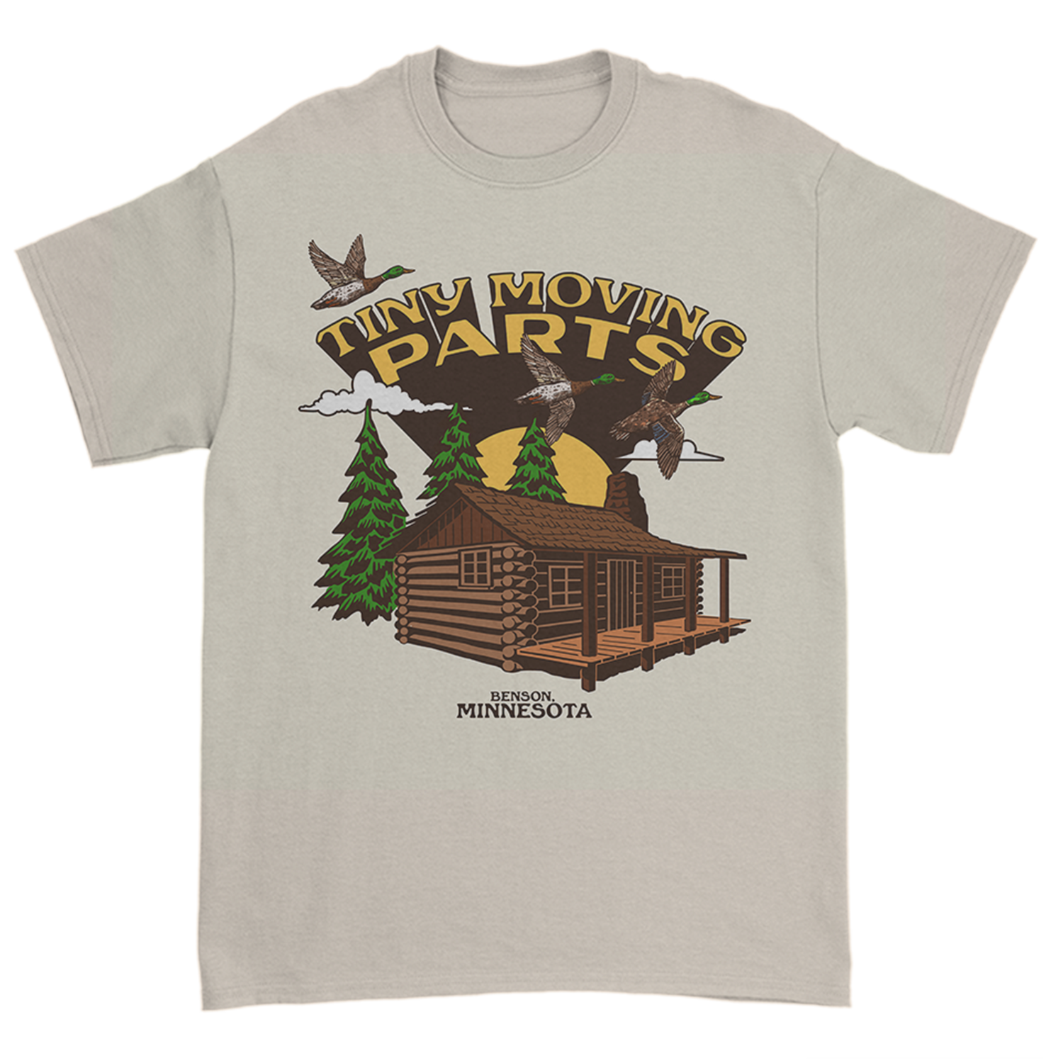 Cabin Tee (Natural) Hoodie, Sweatshirt | CoreVibeTees.com