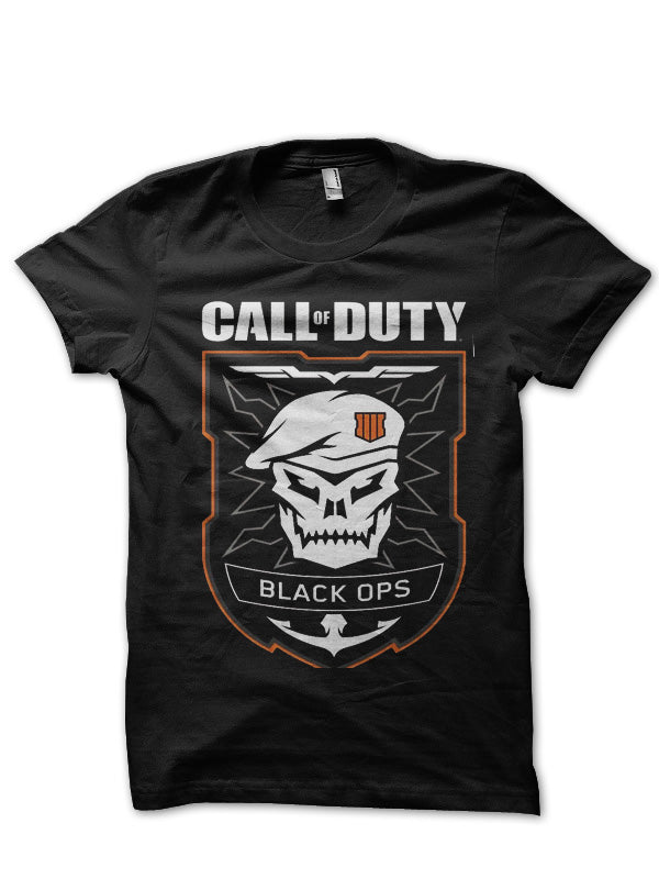 Call of Duty Black Half Sleeve T-Shirt Hoodie, Sweatshirt | CoreVibeTees.com