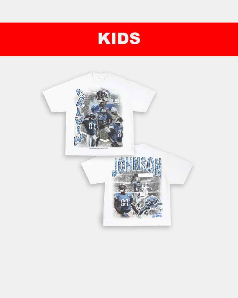 CALVIN JOHNSON - KIDS TEE [DS] Hoodie, Sweatshirt | CoreVibeTees.com (Image 2)