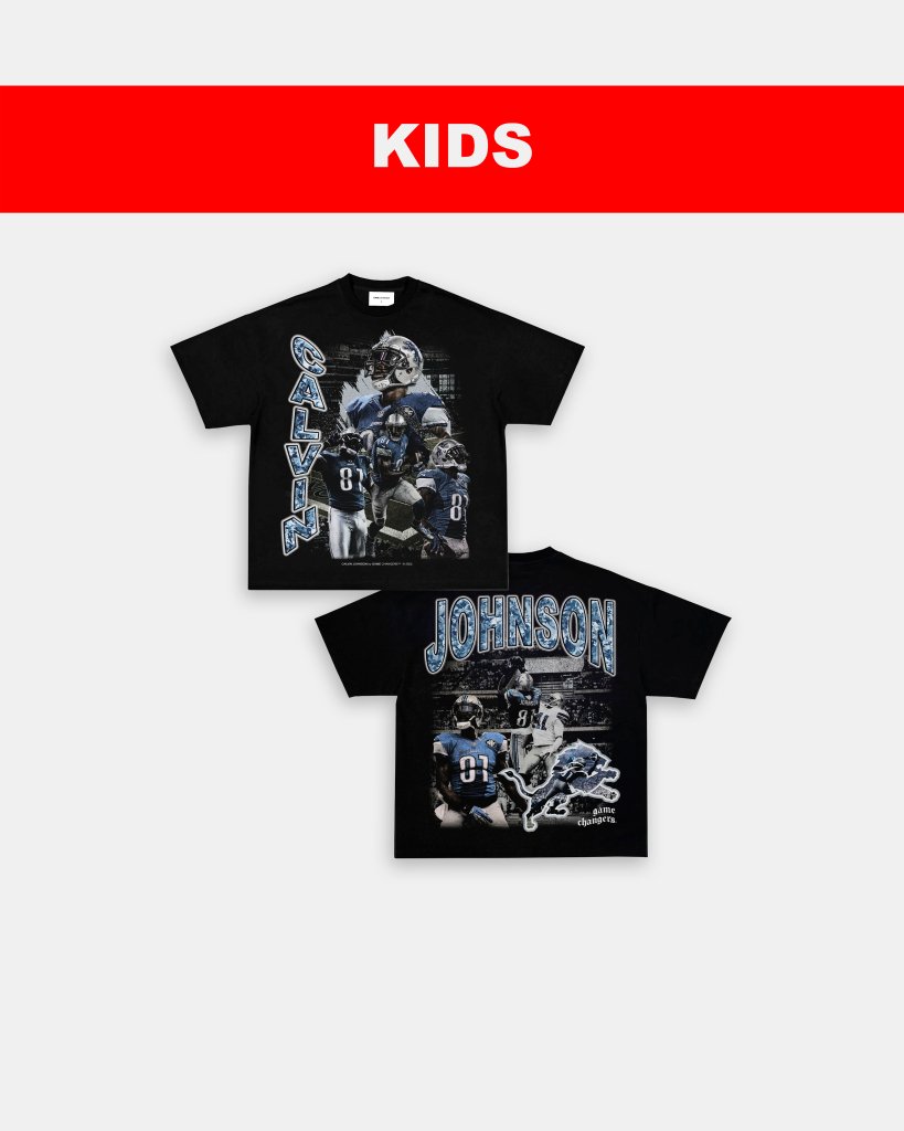 CALVIN JOHNSON - KIDS TEE [DS] Hoodie, Sweatshirt | CoreVibeTees.com (Image 3)