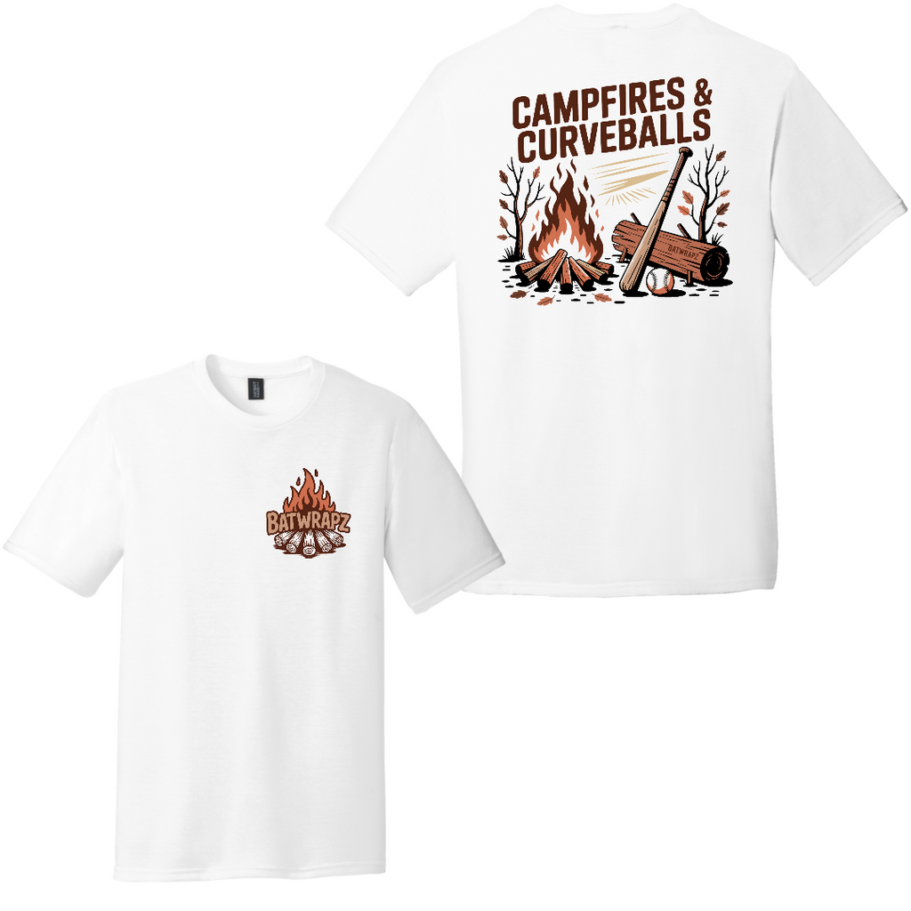 BatWrapz Baseball Fall Camp Youth T-Shirt - White Hoodie, Sweatshirt | CoreVibeTees.com (Image 1)