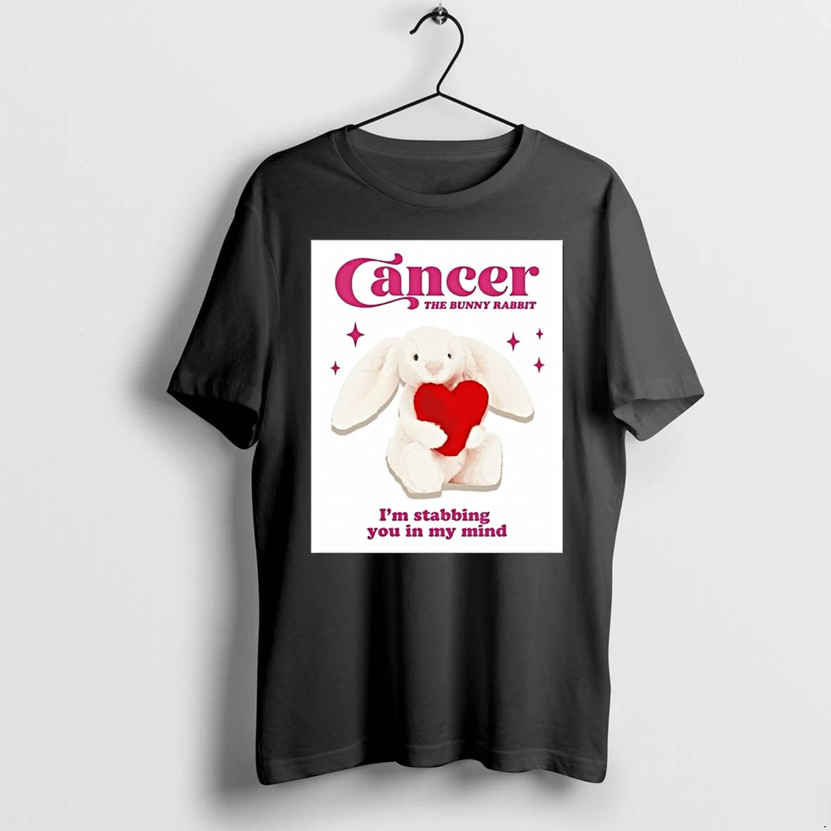 Cancer The Bunny Rabbit Im Stabbing You In My Mind 0 Tshirts Sweater