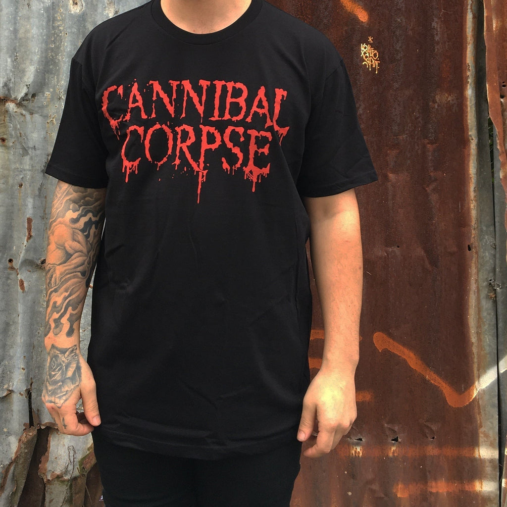 Cannibal Corpse Logo T-Shirt (Black) Hoodie, Sweatshirt | CoreVibeTees.com (Image 2)