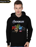 Pugvengers Black Hoodie T-Shirts, Sweatshirt | CoreVibeTees.com
