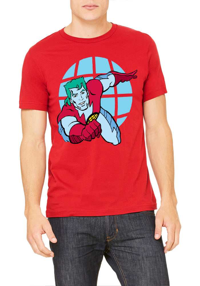 Captain Planet Red T-Shirt Hoodie, Sweatshirt | CoreVibeTees.com