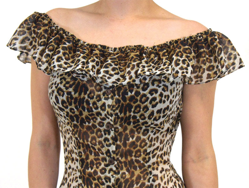 The CARMEN Off Shoulder Top - LEOPARD T-Shirts, Hoodie, Sweatshirt | CoreVibeTees.com (Image 2)