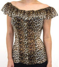 The CARMEN Off Shoulder Top - LEOPARD T-Shirts, Hoodie, Sweatshirt | CoreVibeTees.com (Image 1)