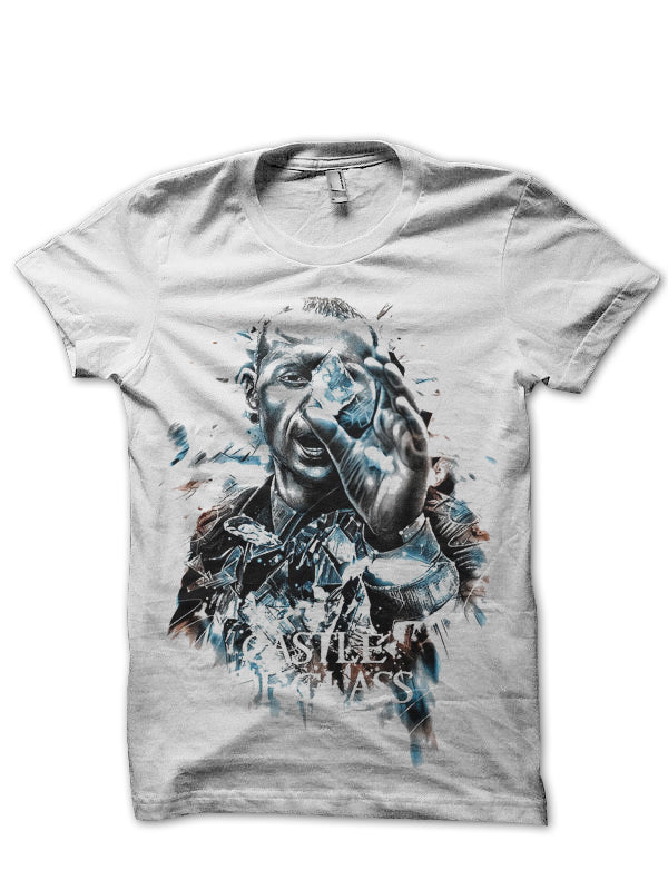Chester Bennington Castle Of Glass White T-Shirt Hoodie, Sweatshirt | CoreVibeTees.com