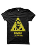 Caution Bad Ahead Black Tee Hoodie, Sweatshirt | CoreVibeTees.com